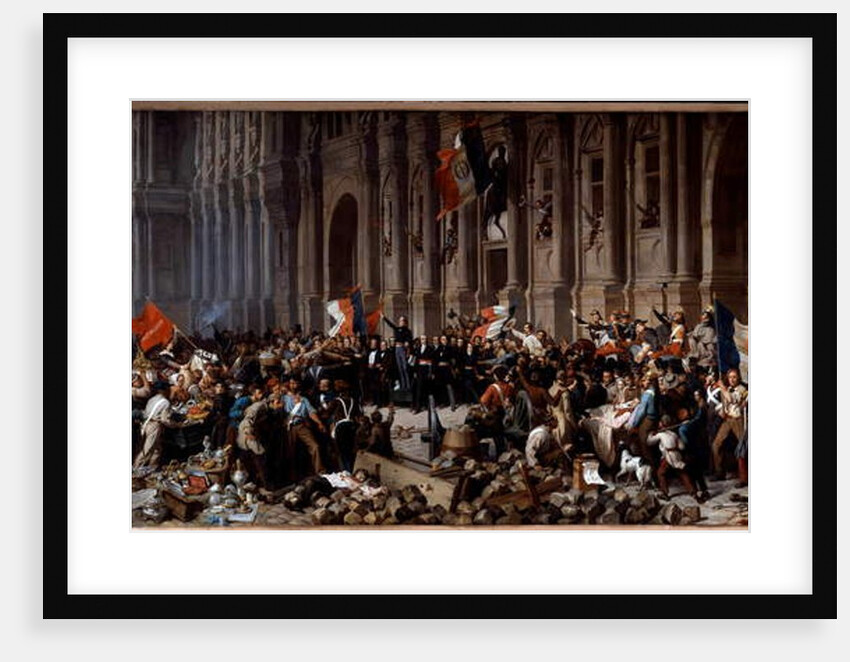 Revolution of 1848: Alphonse de Lamartine by Felix Philippoteaux