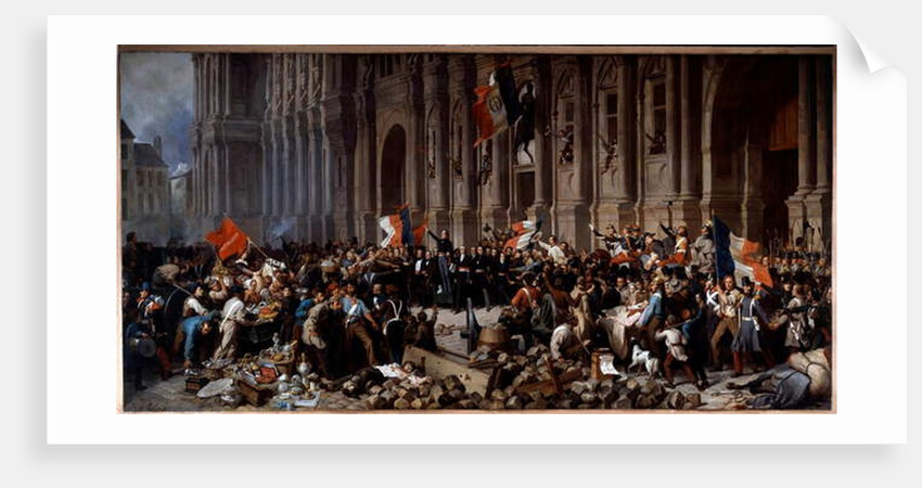 Revolution of 1848: Alphonse de Lamartine by Felix Philippoteaux
