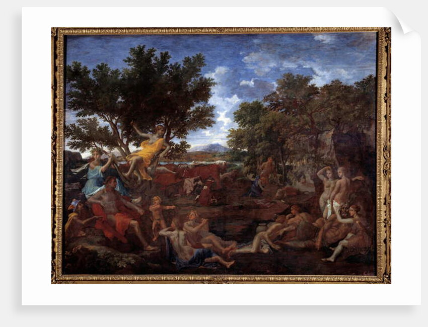 Apollo In Love With Daphne, 1664 by Nicolas Poussin