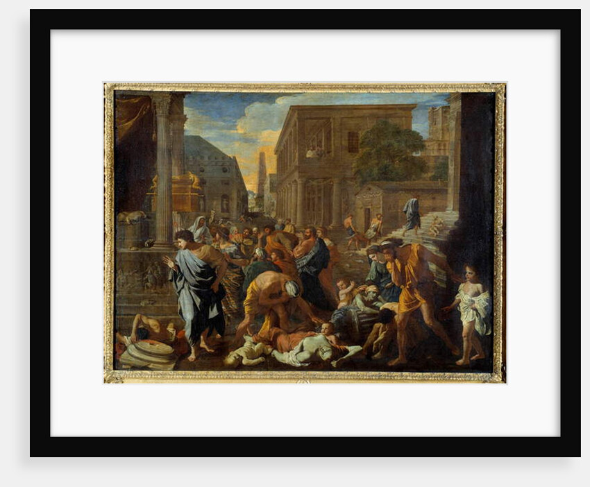 The Plague Of Asdod Says The Philistines Struck By The Plague, 17th century by Nicolas Poussin