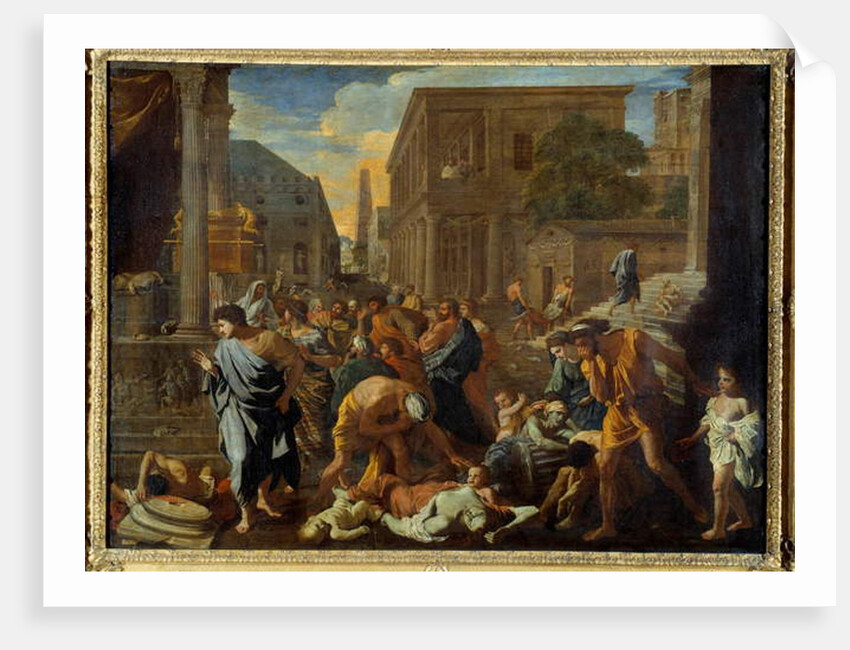 The Plague Of Asdod Says The Philistines Struck By The Plague, 17th century by Nicolas Poussin