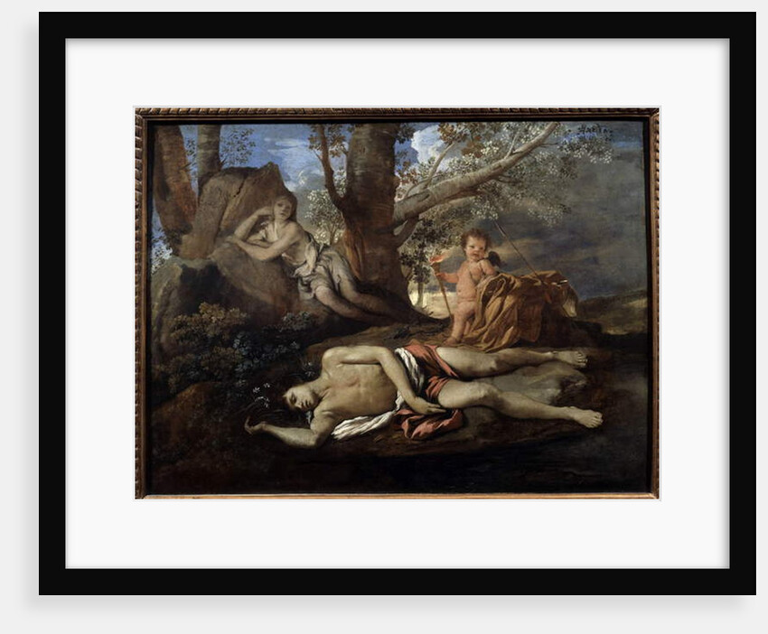 Echo And Narcissus by Nicolas Poussin