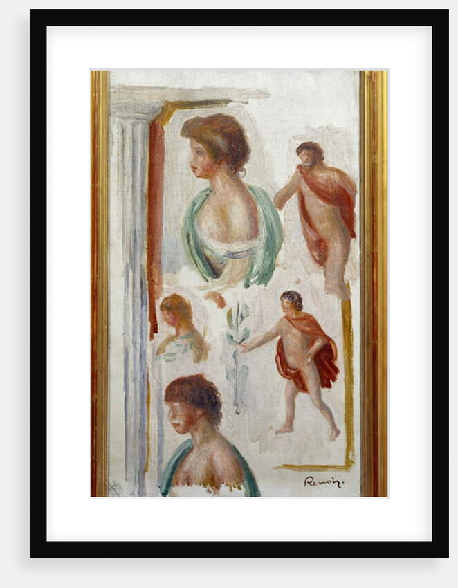 Characters of the Antique Tragedie, 1895 by Pierre Auguste Renoir