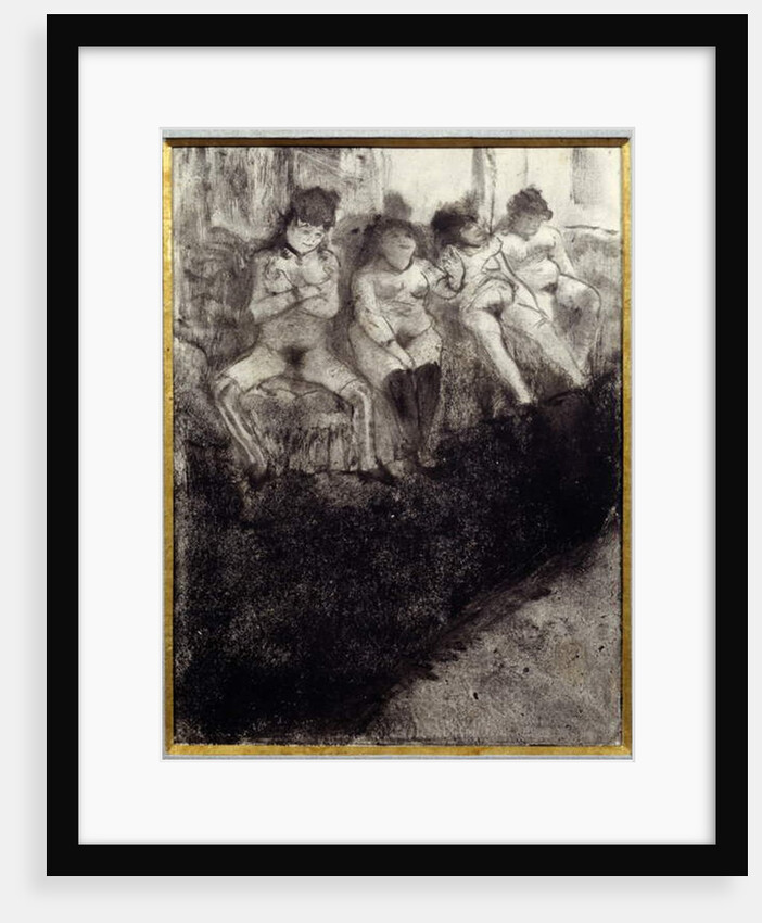 Waiting Second Version, 1879 by Edgar Degas