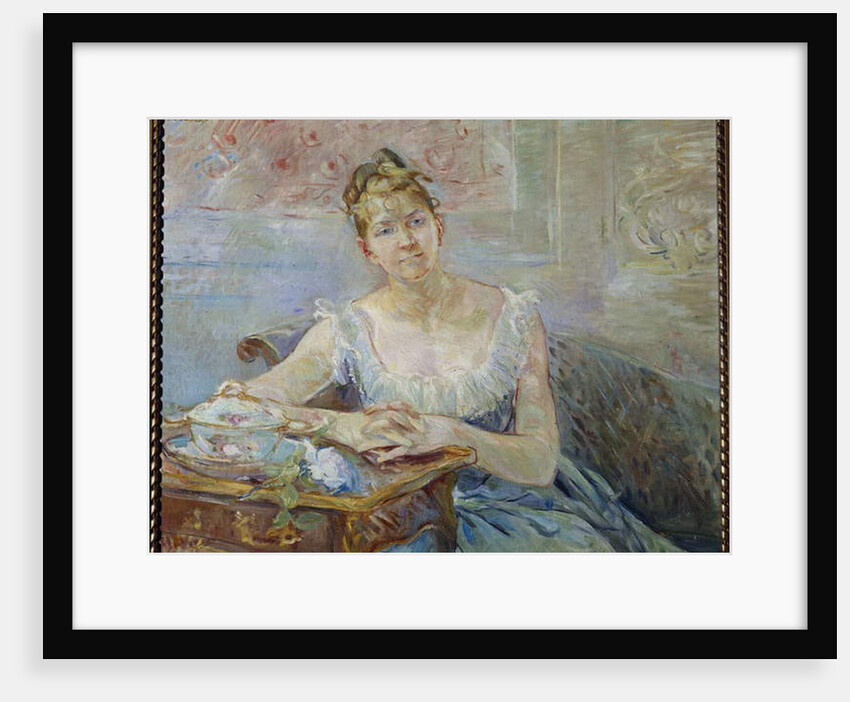 Portrait Of Louise Riesener, Daughter Of The Painter Leon Riesener, 1888 by Berthe Morisot