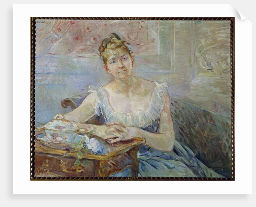 Portrait Of Louise Riesener, Daughter Of The Painter Leon Riesener, 1888 by Berthe Morisot