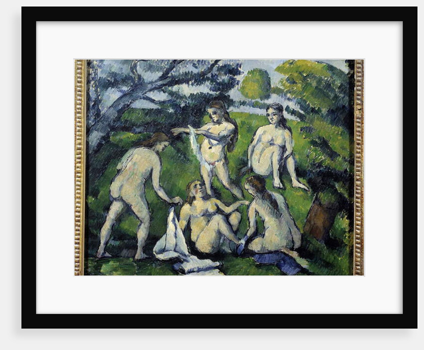 Five Bathers, 1877-1878 by Paul Cezanne