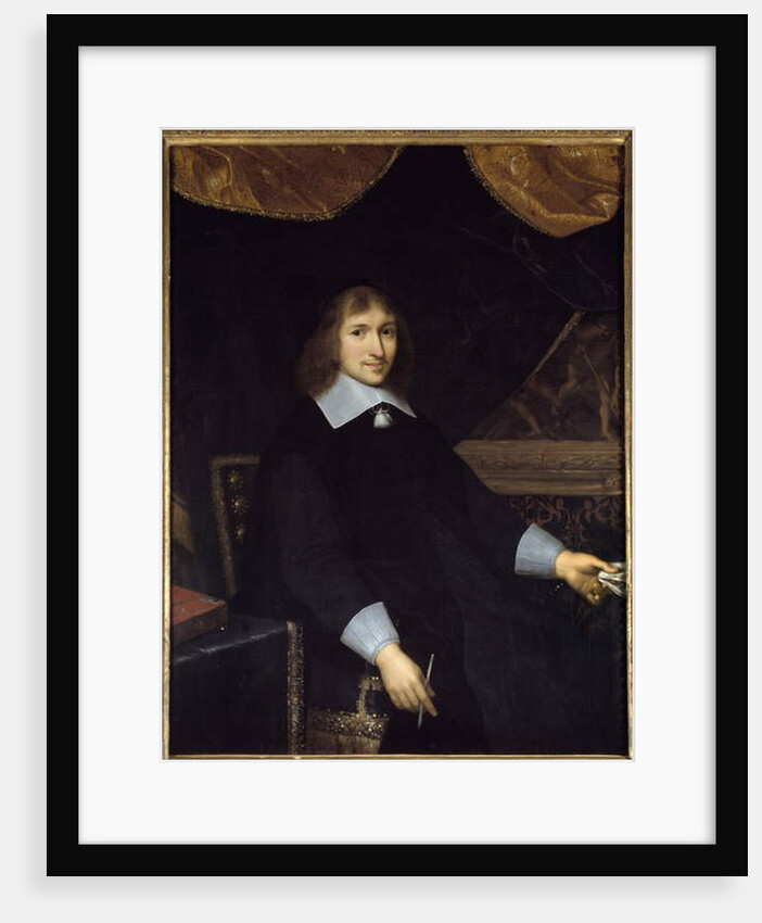 Portrait of Nicolas Fouquet, 17th century by Claude (attr. to) Lefebvre
