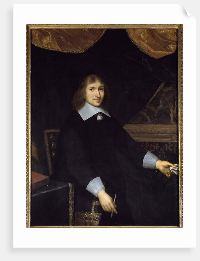 Portrait of Nicolas Fouquet, 17th century by Claude (attr. to) Lefebvre