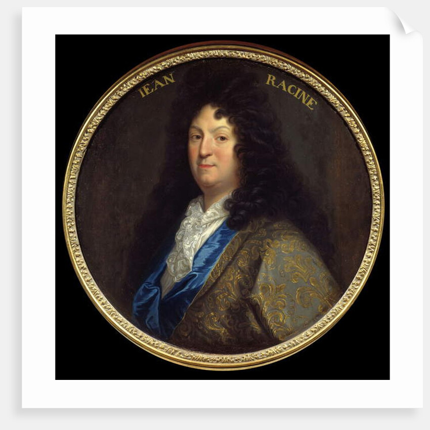 Portrait of Jean Racine, French tragic poet by Jean Baptiste Santerre