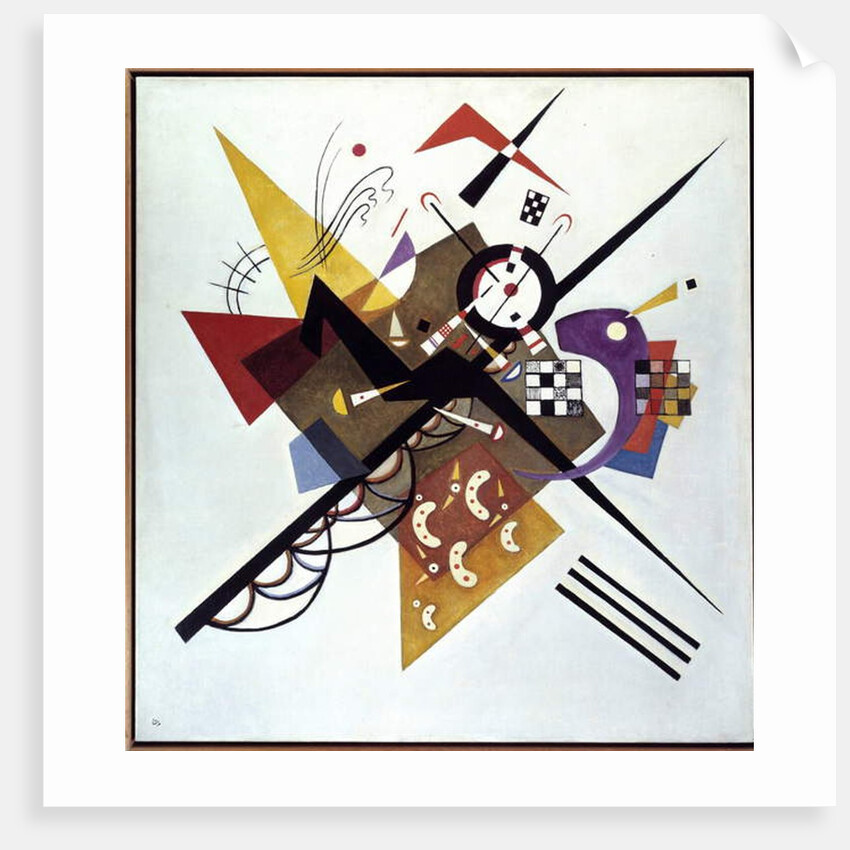 On white II - 1923 by Wassily Kandinsky