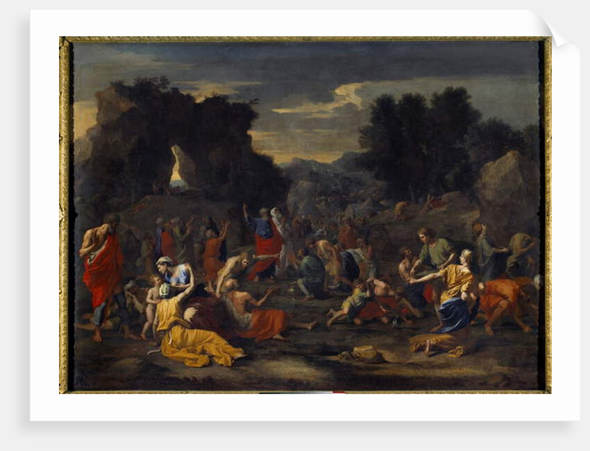 The Israelites Collecting Manna In The Desert, 17th century by Nicolas Poussin