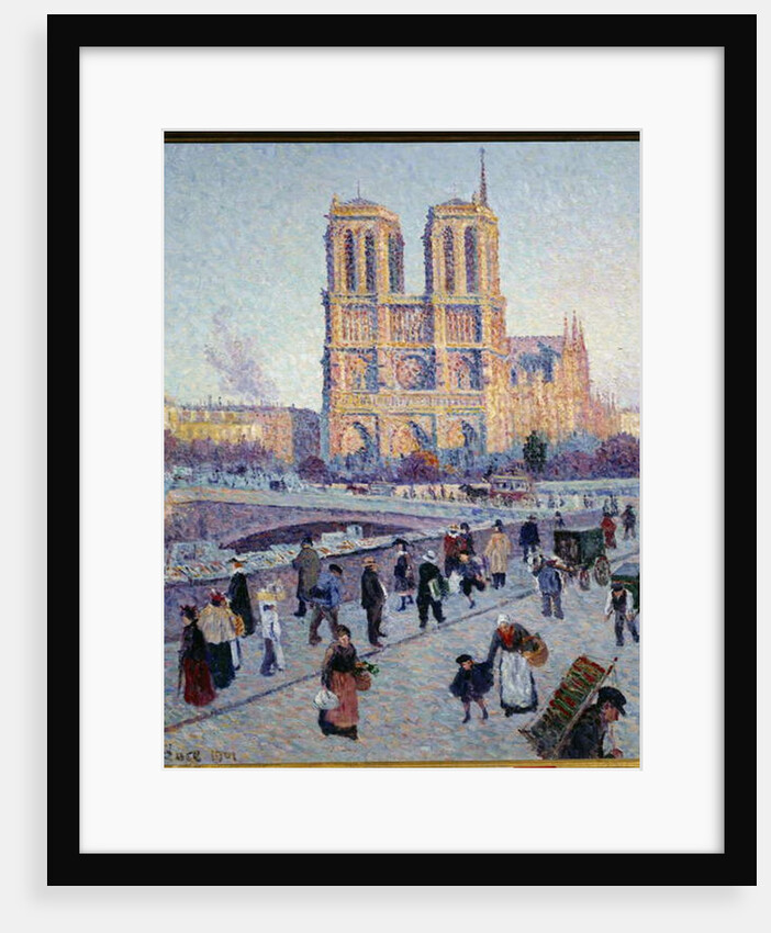 The Quai Saint Michel and Notre Dame, 1901 by Maximilien Luce