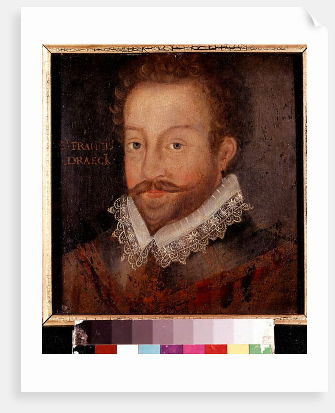 Sir Francis Drake, after an engraving attributed to Jodocus Hondius, c.1583 by Unknown Artist
