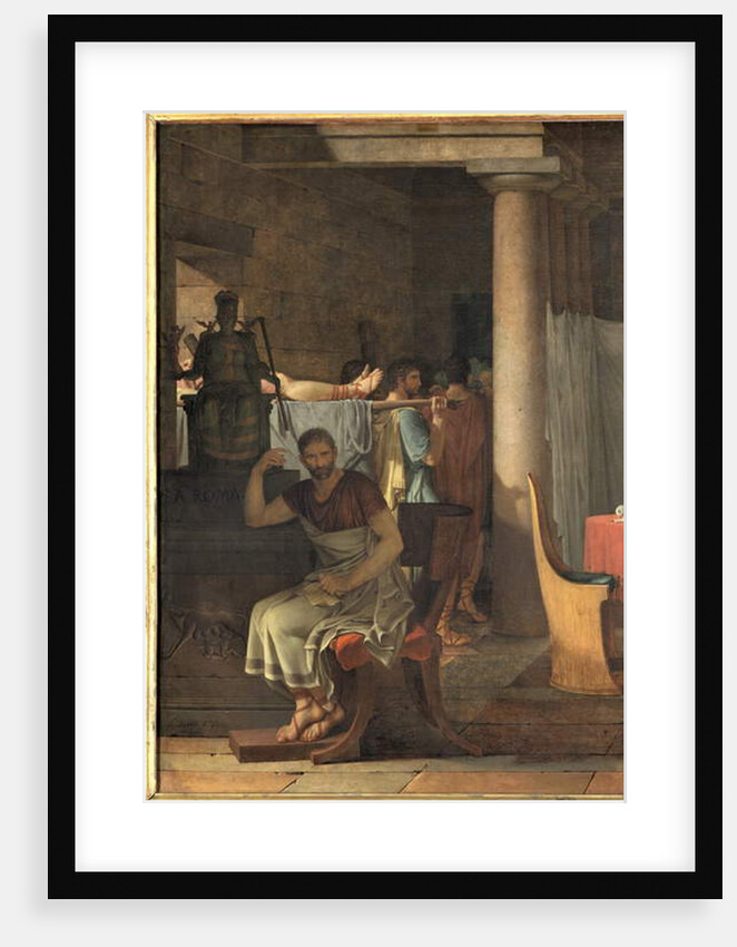Lictors Bearing to Brutus the Bodies of his Sons, 1789 by Jacques Louis David