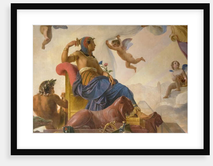 The Study and Genia Devote Ancient Egypt to Greece, 1827 by Francois Edouard Picot