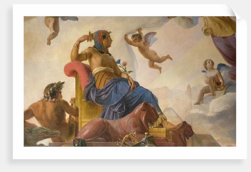 The Study and Genia Devote Ancient Egypt to Greece, 1827 by Francois Edouard Picot