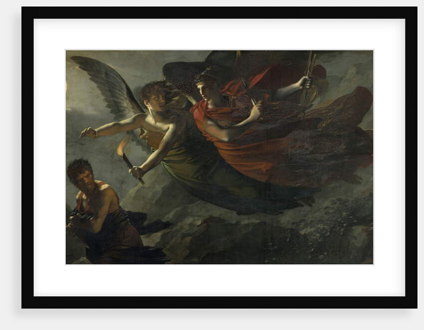 Detail: Justice and Divine Vengeance Pursuing Crime by Pierre-Paul Prud'hon
