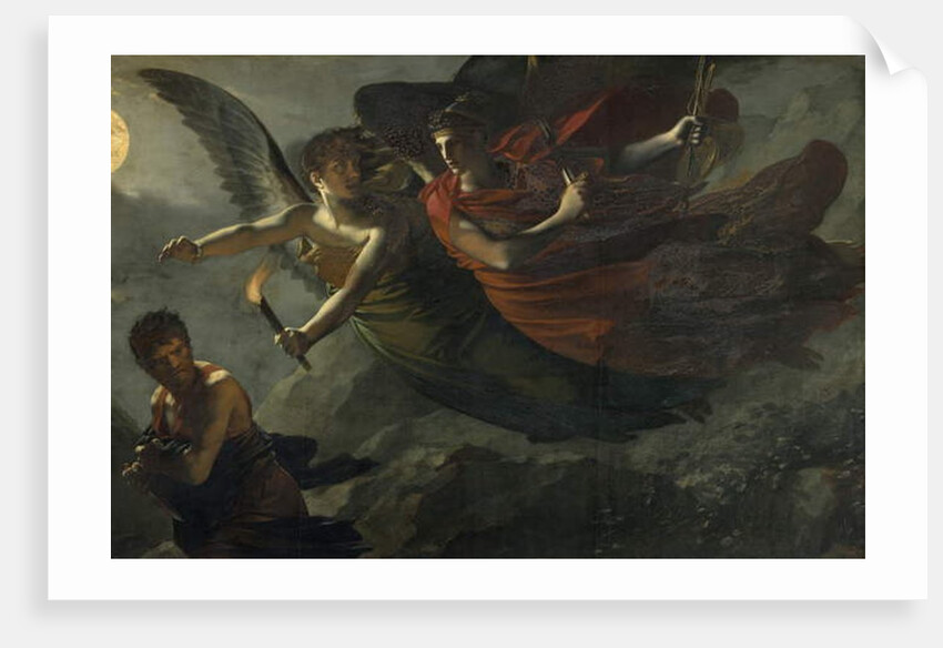 Detail: Justice and Divine Vengeance Pursuing Crime by Pierre-Paul Prud'hon