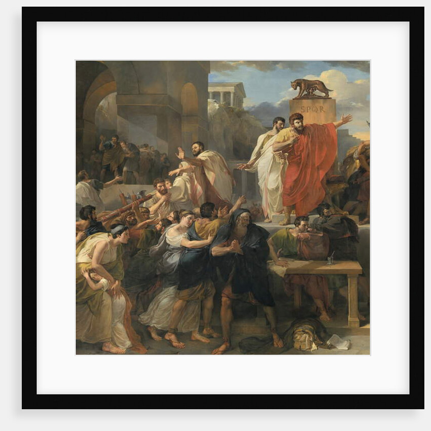 Detail of: Death of Virginia by Guillaume Lethiere