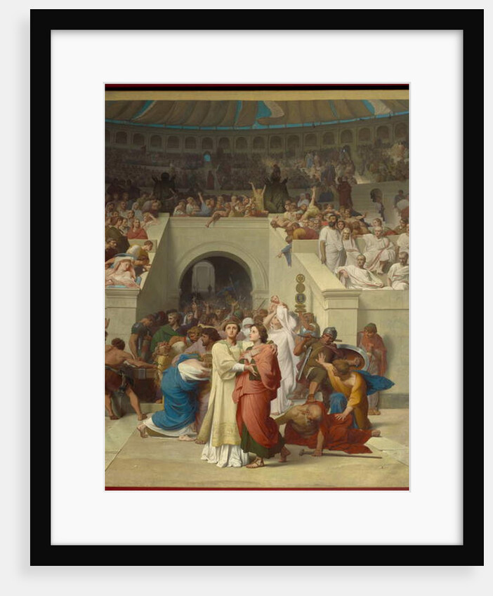 The Christian Martyrs Entering the Amphitheatre, 19th century by Francois Leon Benouville