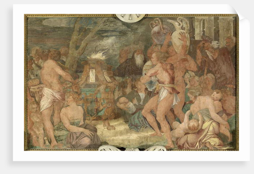 The Sacrifice 16th century by Giovanni Battista Rosso Fiorentino