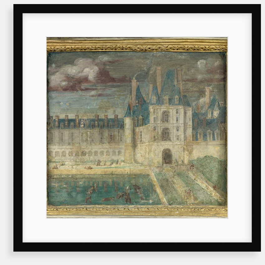 View of the castle of Fontainebleau, c.1535-1540 by Giovanni Battista Rosso Fiorentino