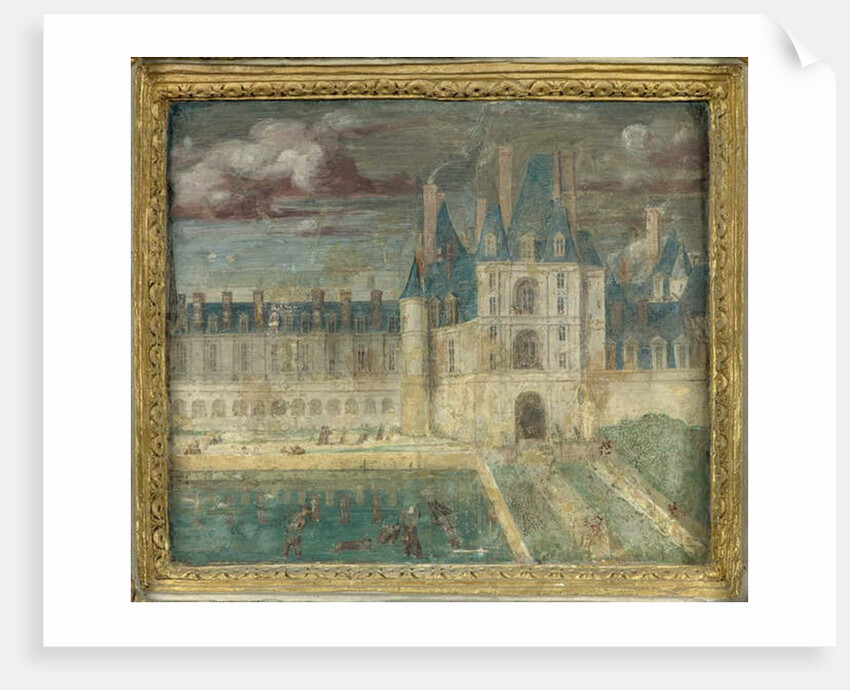 View of the castle of Fontainebleau, c.1535-1540 by Giovanni Battista Rosso Fiorentino