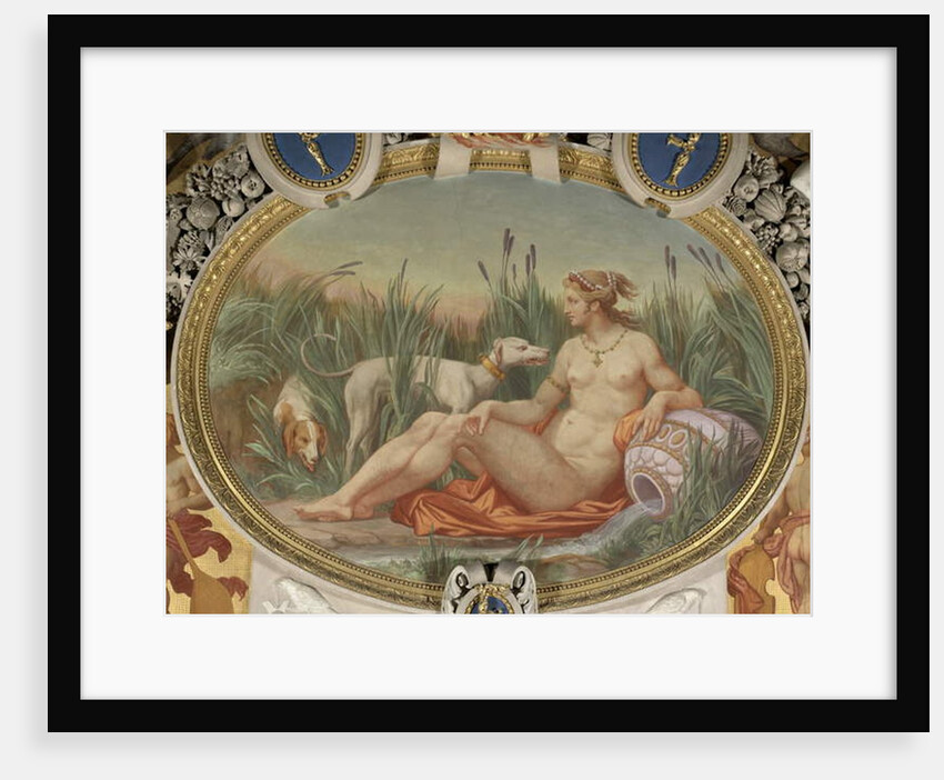 The nymph of Fontainebleau 16th century by Jean Alaux