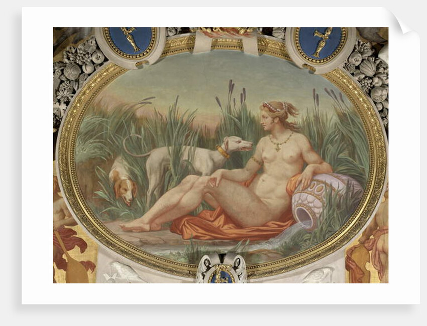 The nymph of Fontainebleau 16th century by Jean Alaux