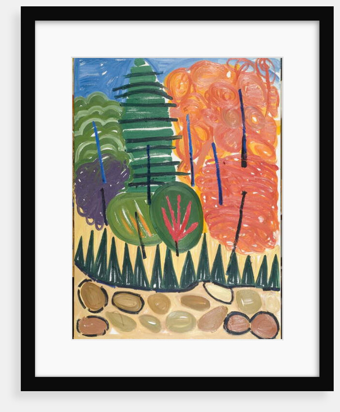 Blue Poles, 2007 by Janet McKenzie