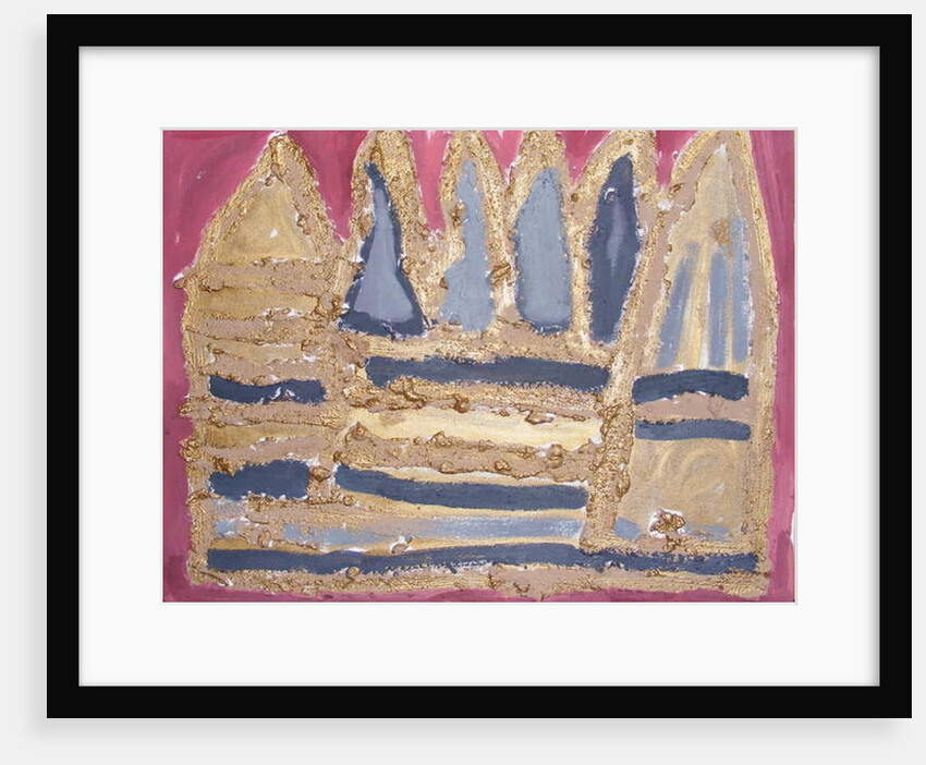 Falling house, 2008 by Janet McKenzie