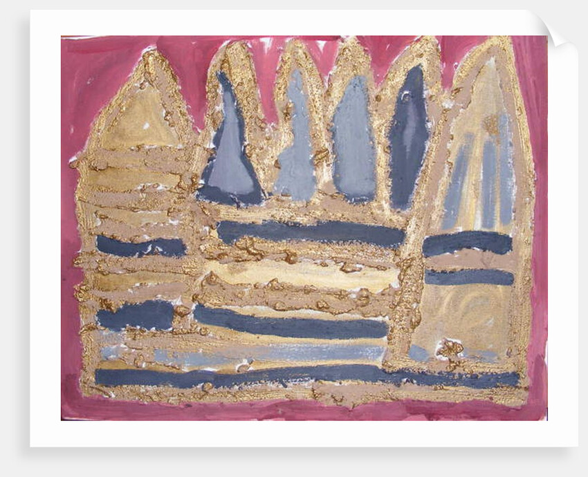 Falling house, 2008 by Janet McKenzie