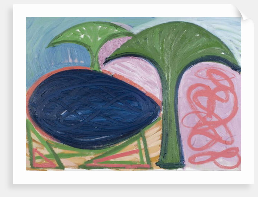 Loch and trees, 2007 by Janet McKenzie