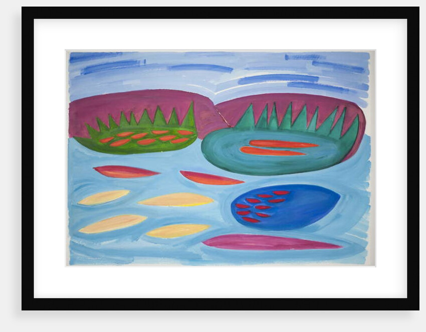 Mountains and Pools, 2015 by Janet McKenzie