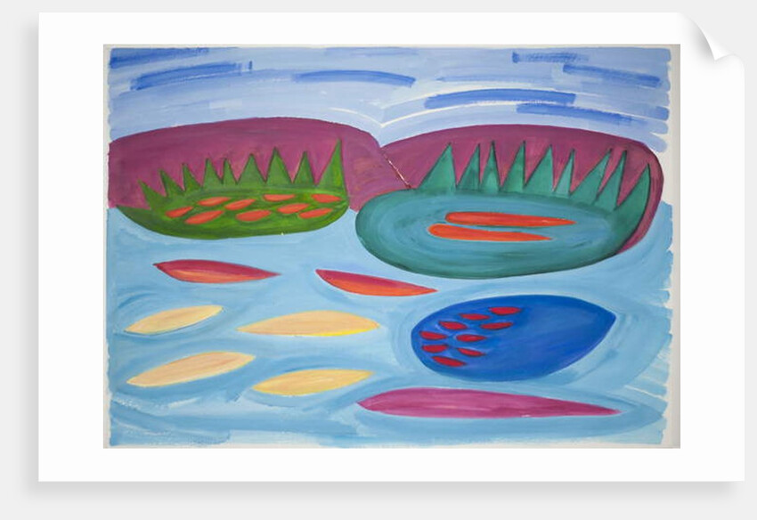 Mountains and Pools, 2015 by Janet McKenzie