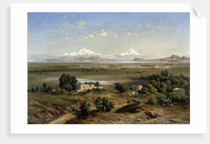View of Mexico in 1905 from the hill of Guadalupe, 1905 by Jose Maria Velasco
