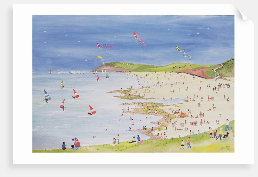 Cliffs and Bay by Judy Joel