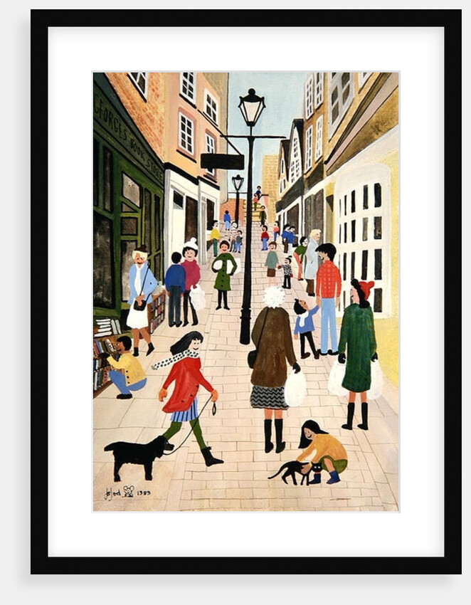 Christmas Steps, Bristol, 1989 by Judy Joel