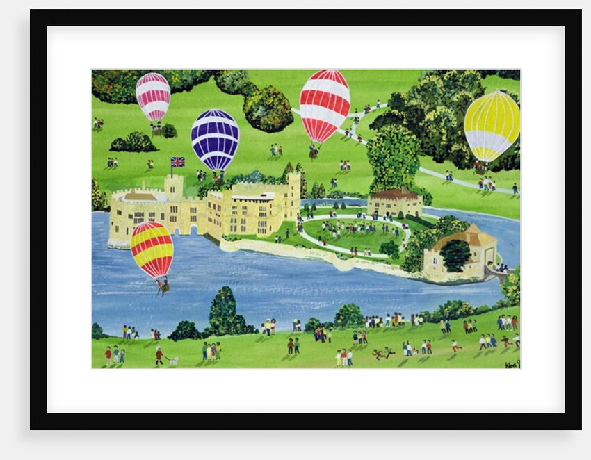 Ballooning at Leeds Castle by Judy Joel