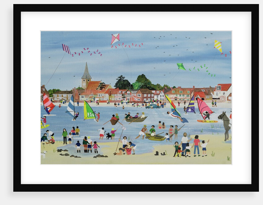 Busy Beach by Judy Joel