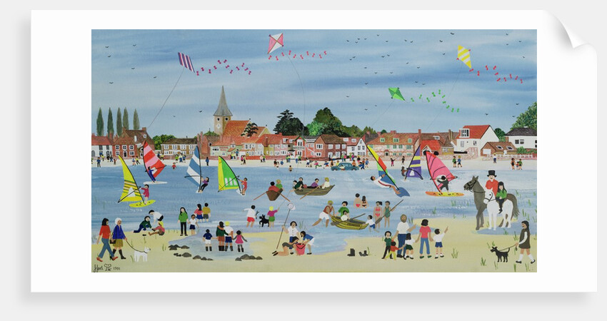 Busy Beach by Judy Joel