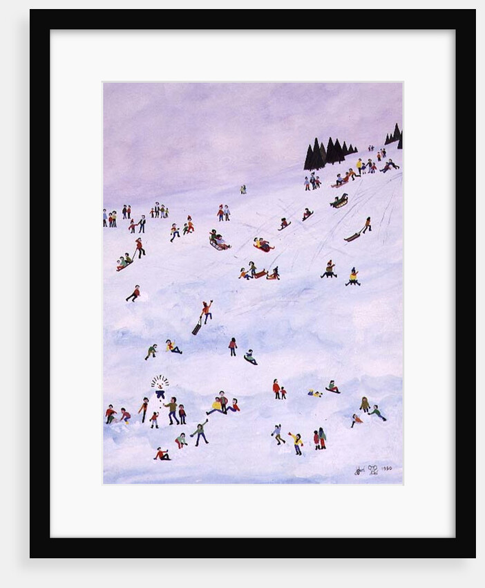 Toboggan Or Not To Toboggan, 1990 by Judy Joel