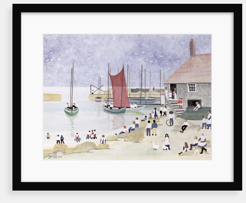 Old Mousehole, 1993 by Judy Joel