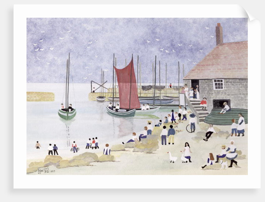 Old Mousehole, 1993 by Judy Joel