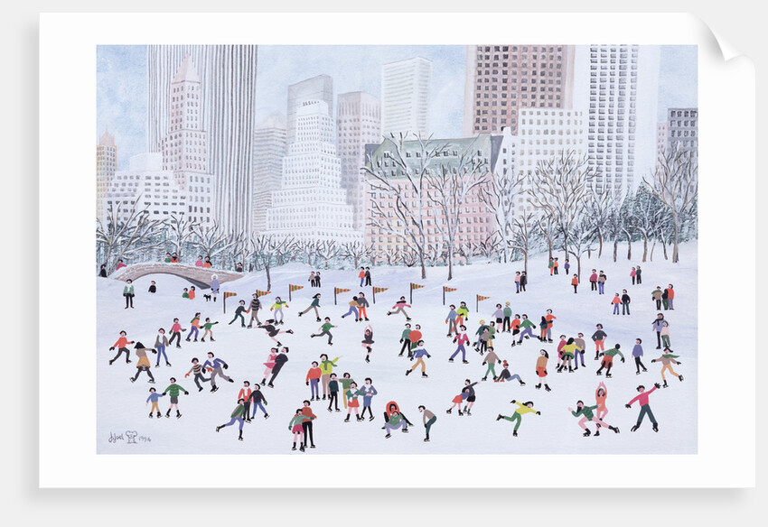 Skating Rink, Central Park, New York, 1994 by Judy Joel
