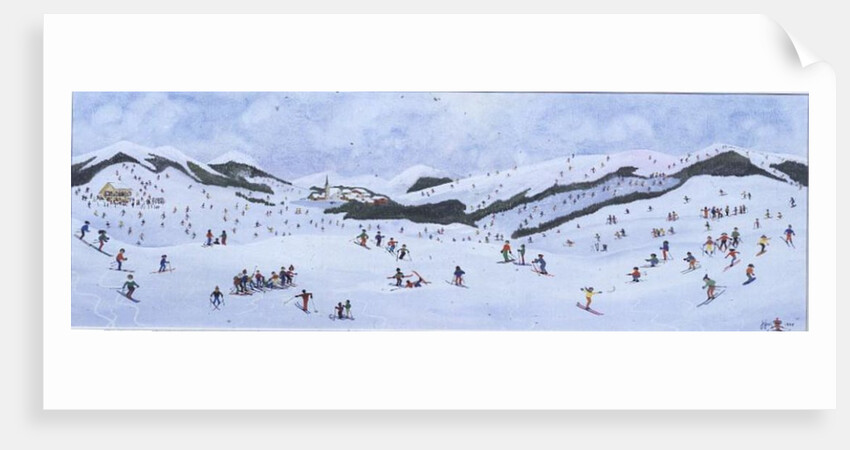 On the Slopes, 1995 by Judy Joel