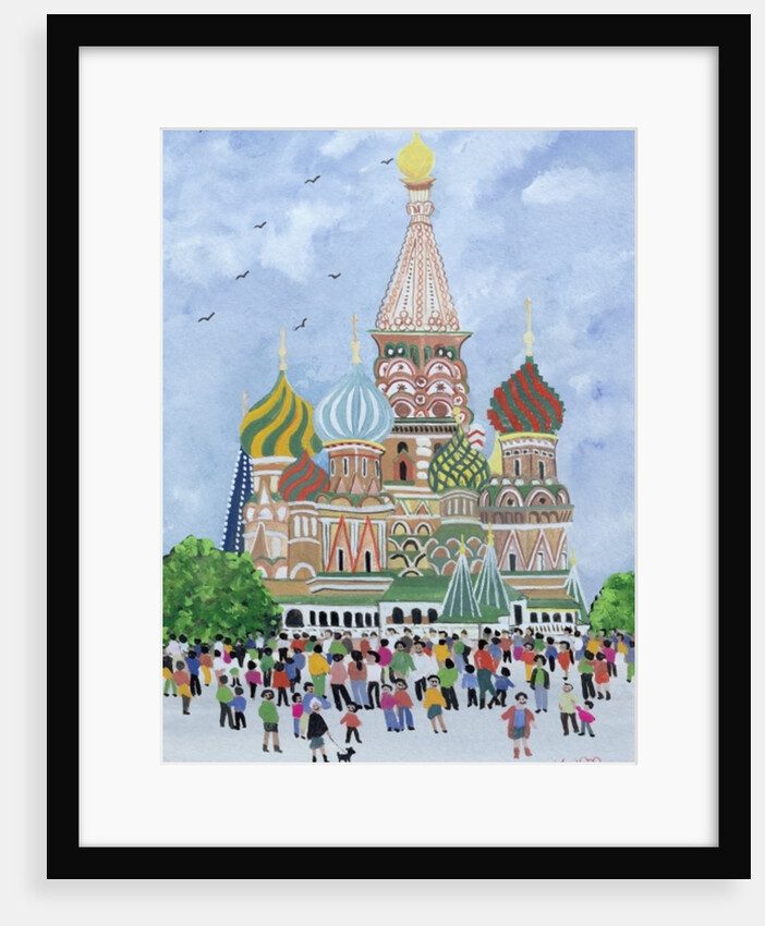 St. Basil's Cathedral, Red Square, 1995 by Judy Joel