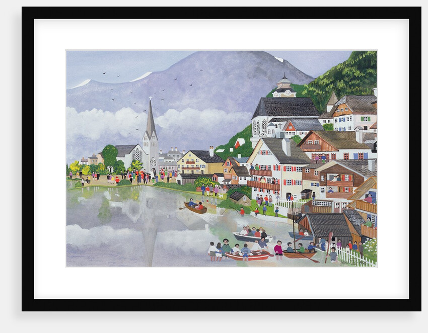 Hallstadt, Austria, 1995 by Judy Joel