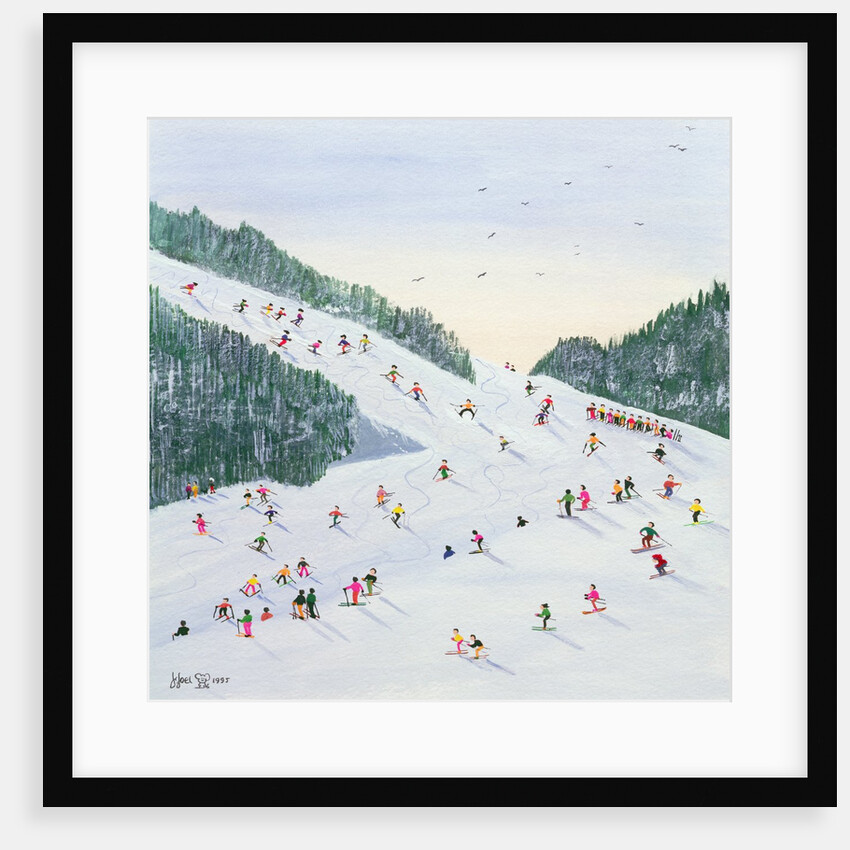 Ski-vening, 1995 by Judy Joel